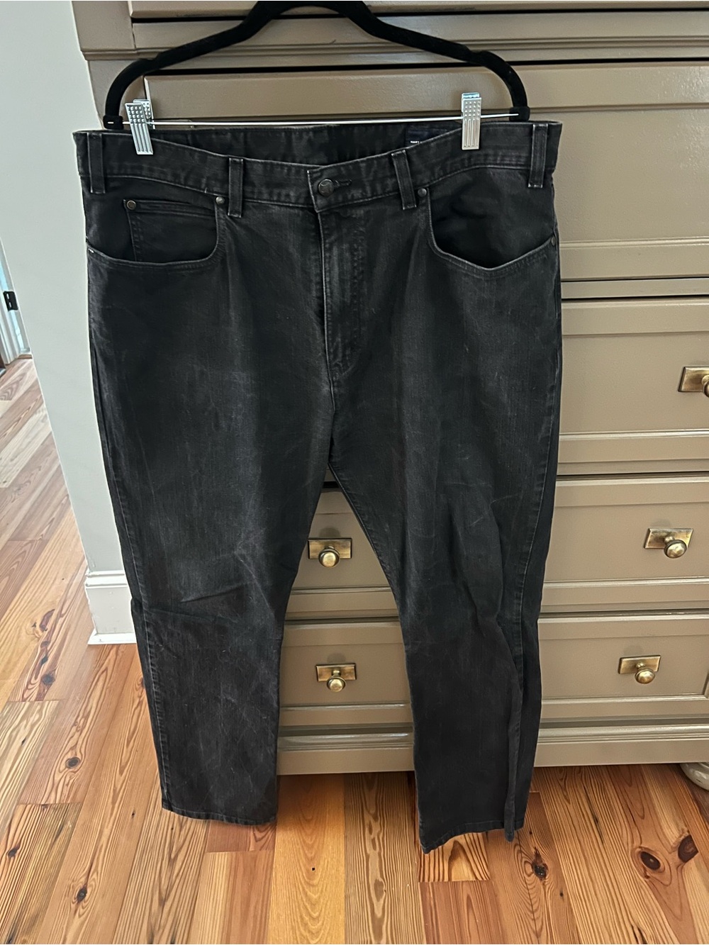 Hart Schaffner Marx Black Denim Pants